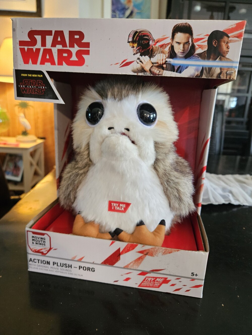 Star Wars The Last Jedi Porg Interactive Action Plush NIB 2017